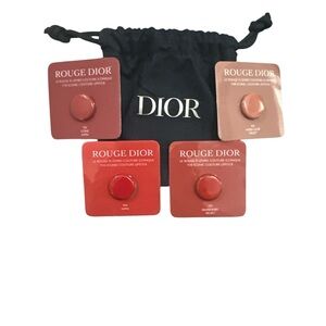 Dior Rouge Lipstick Collection with Pouch